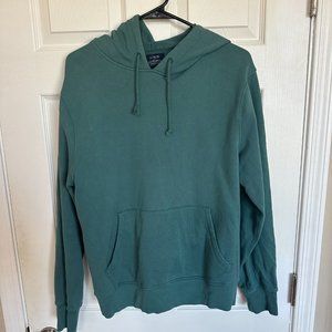 Jcrew French terry fleece hoodie Green